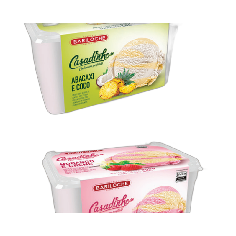 Sorvete Casadinho Abacaxi e Coco 1,6L