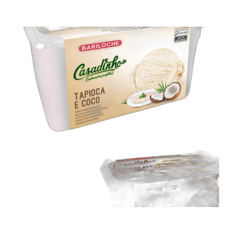 Sorvete Casadinho Tapioca e Coco 1,6L