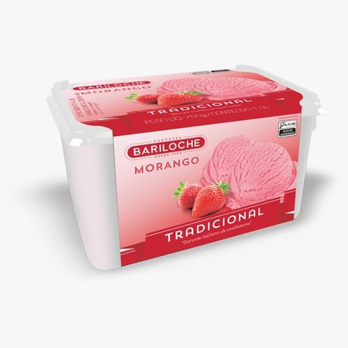 Sorvete Tradicional Morango 1,5L